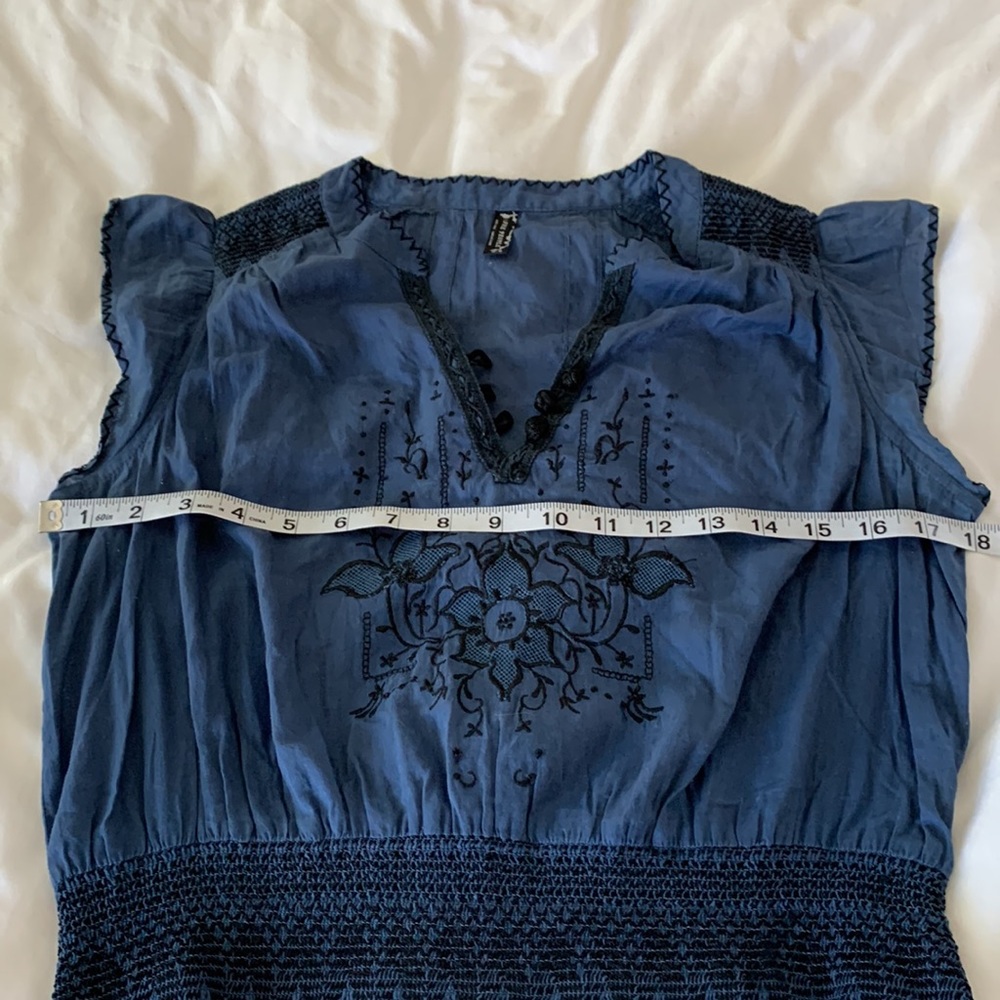 Free People Embroidered Boho Dress - Picture 10 of 14